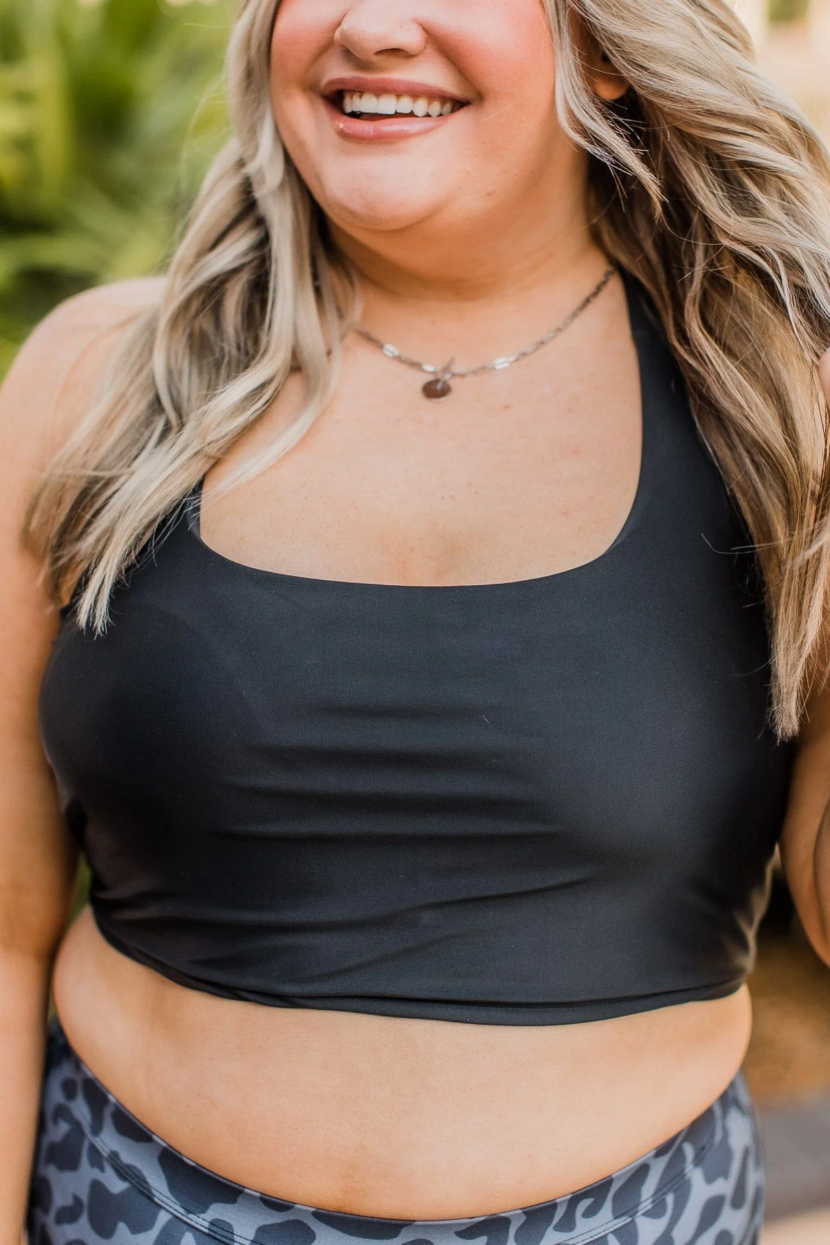 Along The Boardwalk Swim Top- Black - Image 5