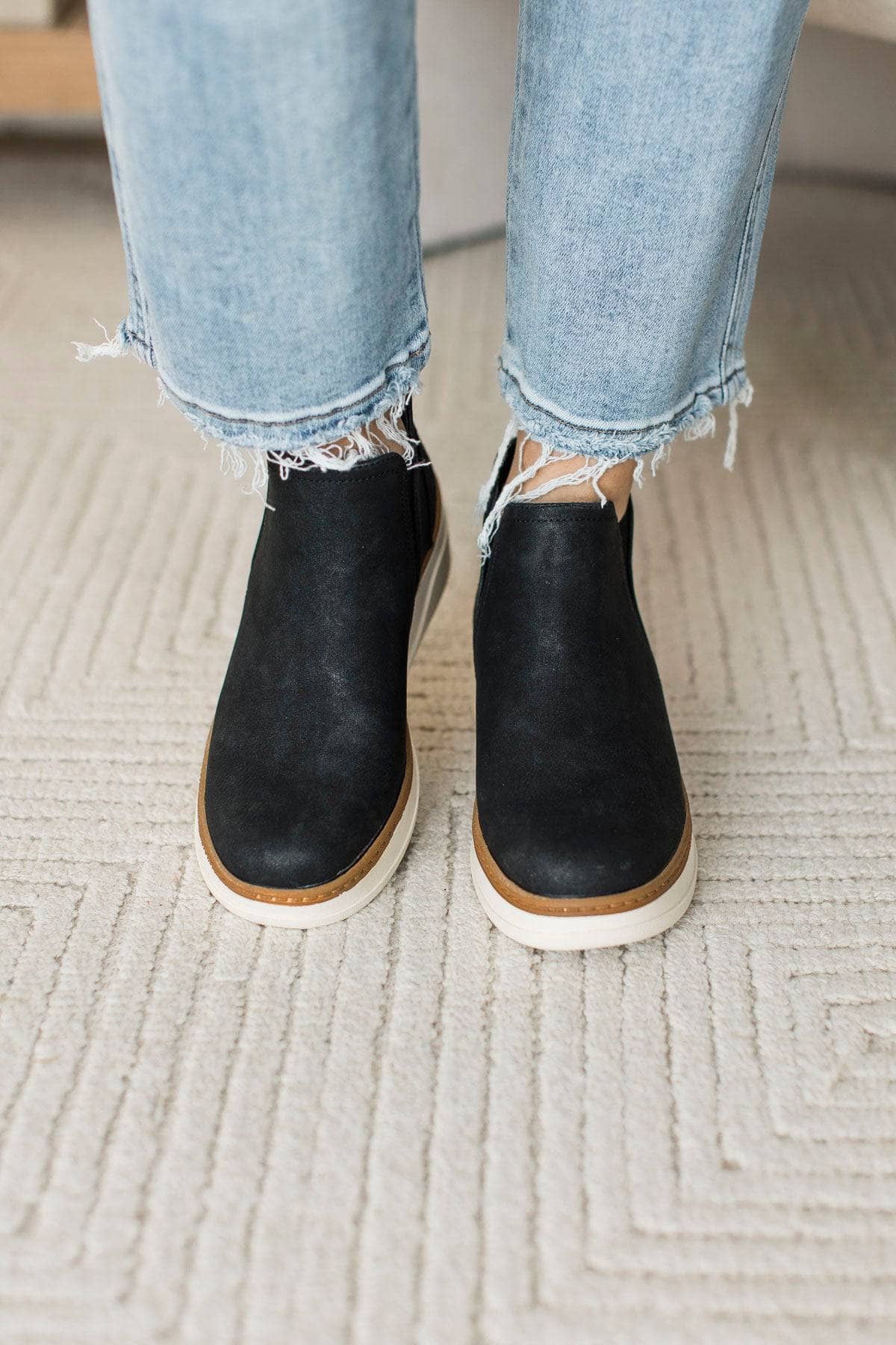 Blowfish Charming Wedge Sneakers- Black - Image 3