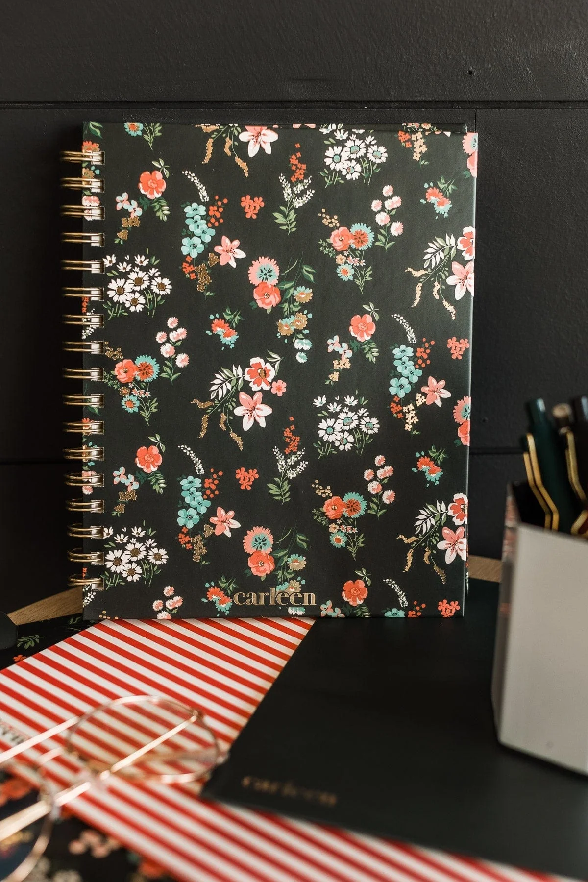 Classic Lined Journal Notebook - Floral Print - Image 9