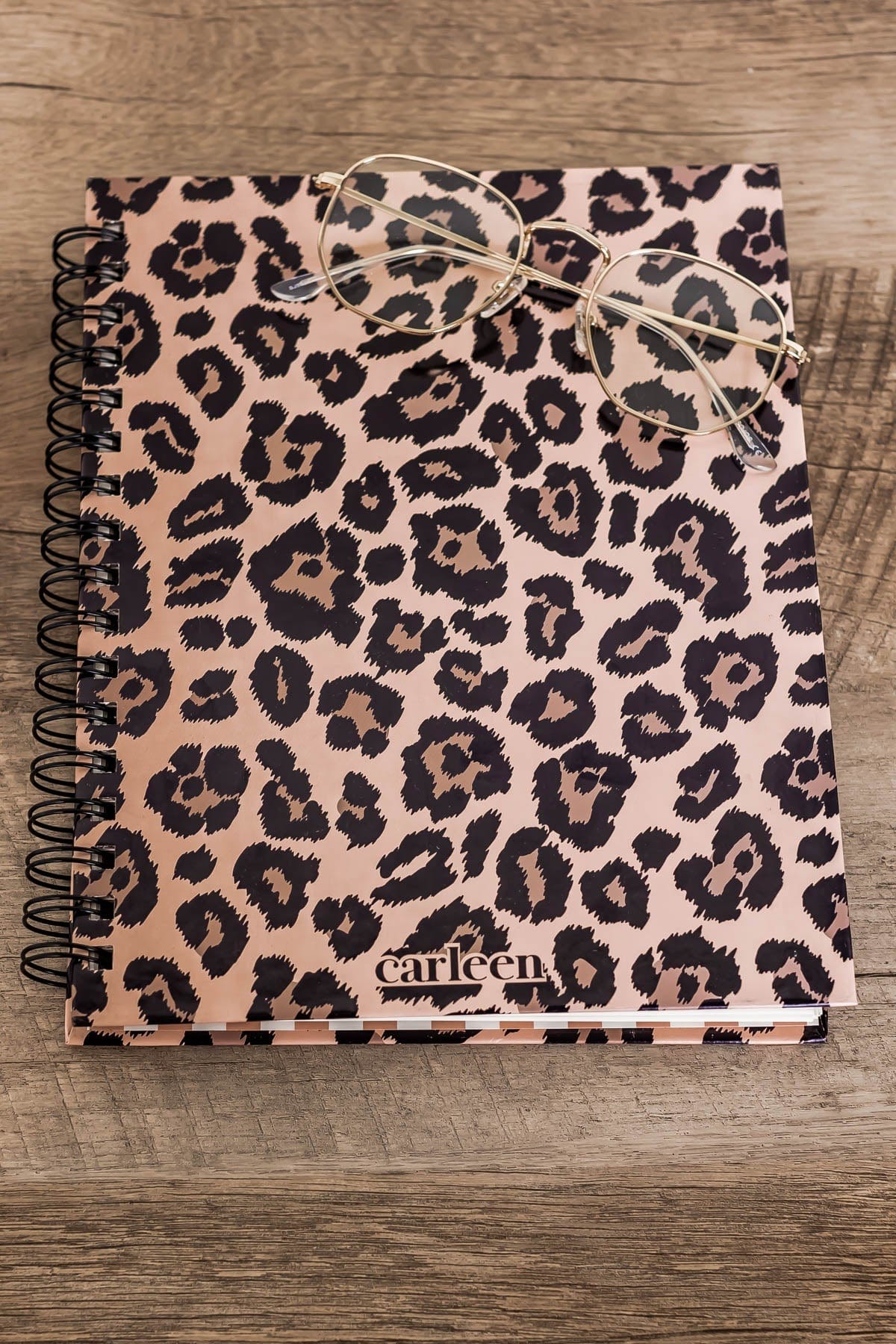 Classic Lined Journal Notebook - Leopard Print - Image 3