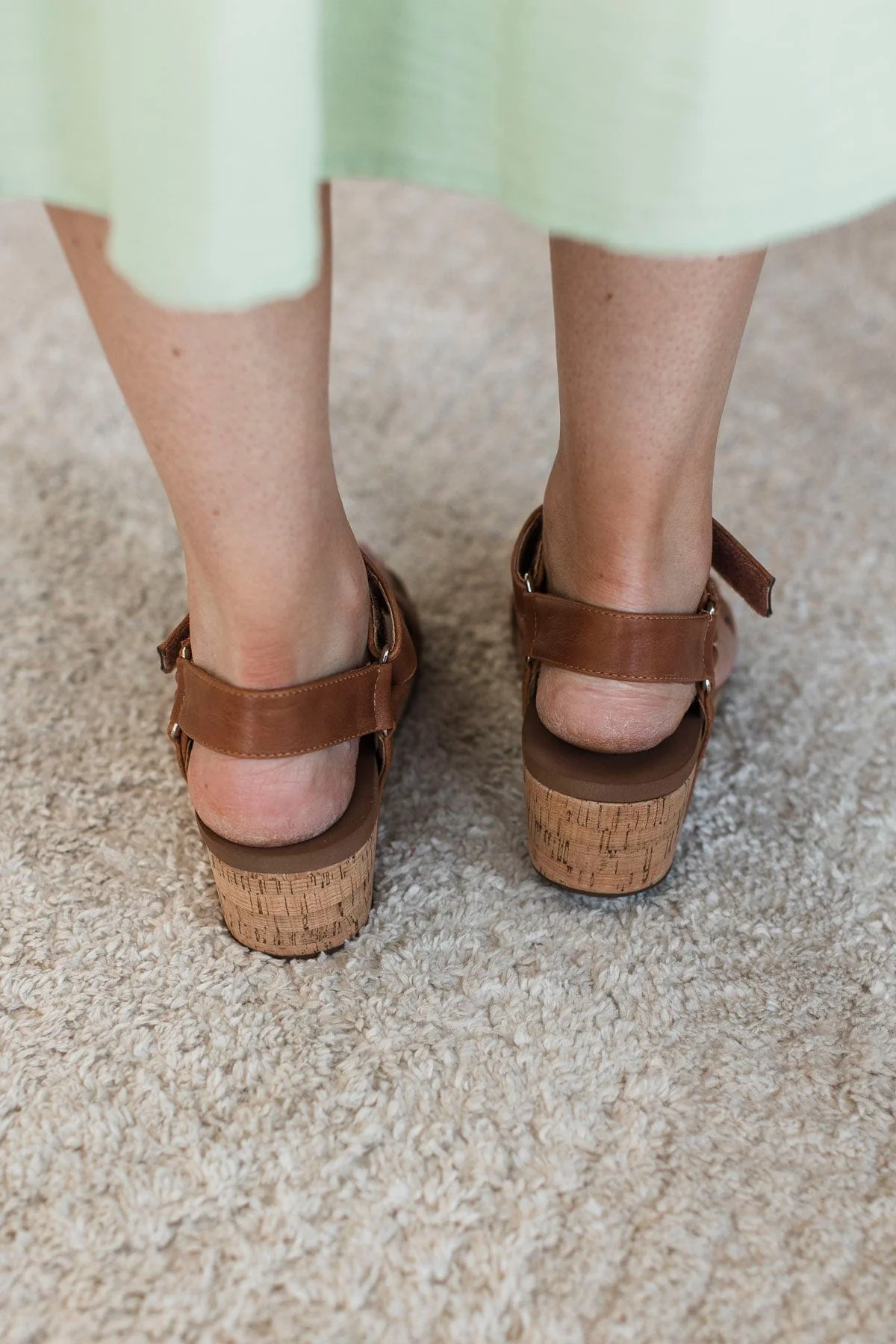 Corky's Don't Tempt Me Wedge Sandals- Cognac - Image 3