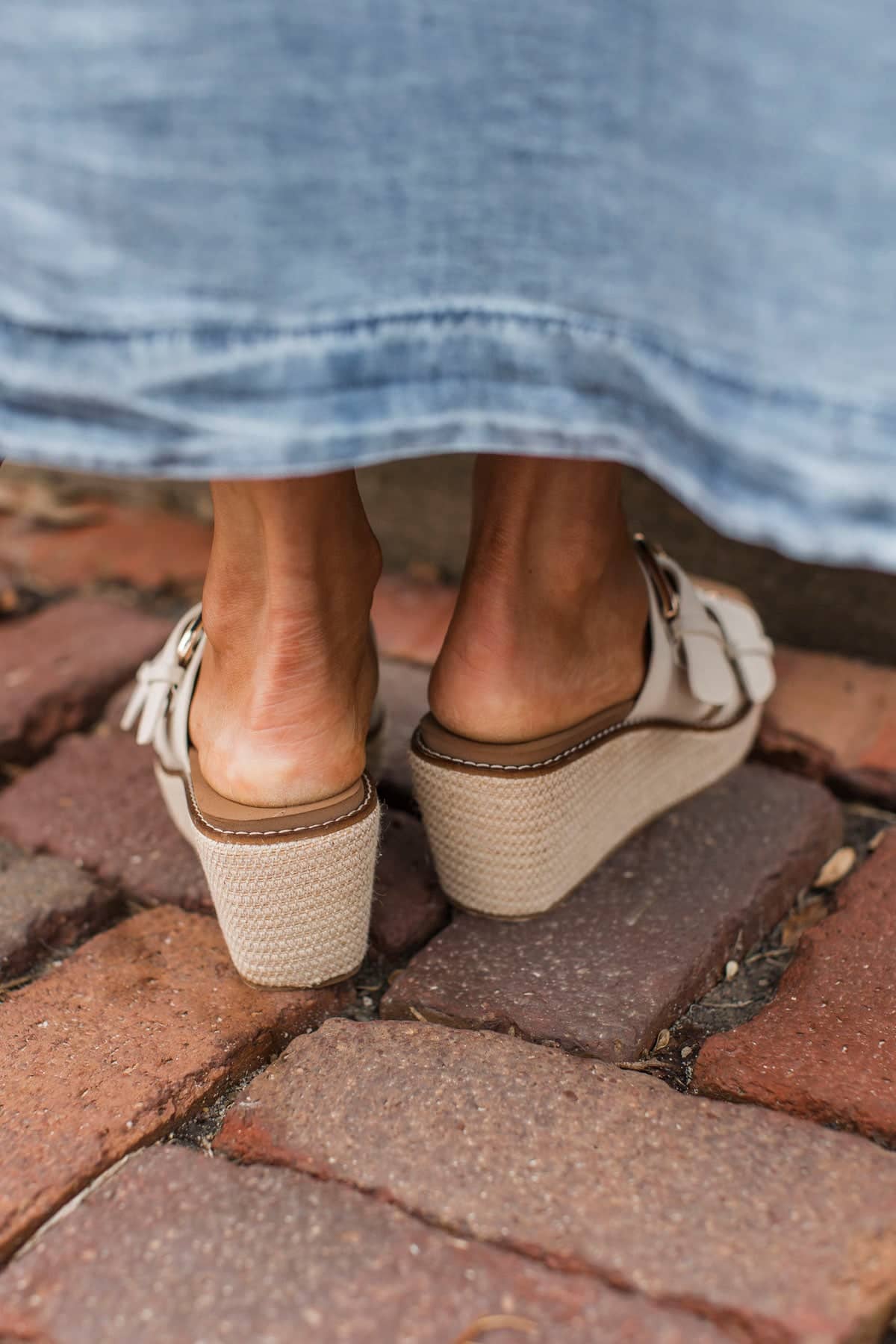 Corky's Manifest Wedge Sandals- Ivory - Image 6