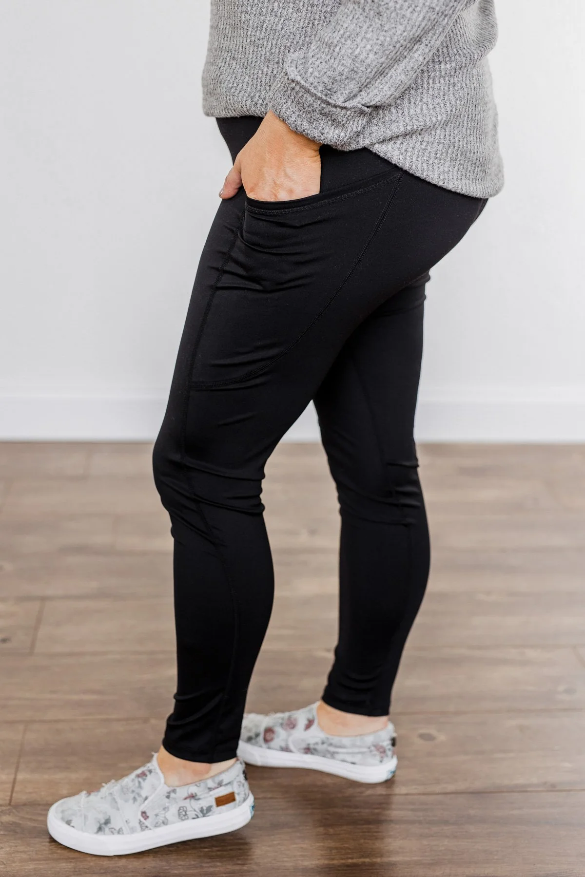 Create My Own Path Athleisure Leggings- Black - Image 10