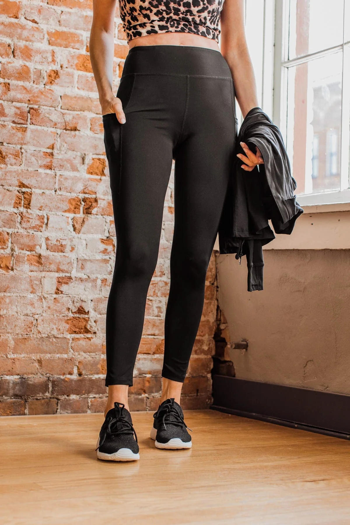 Create My Own Path Athleisure Leggings- Black - Image 6