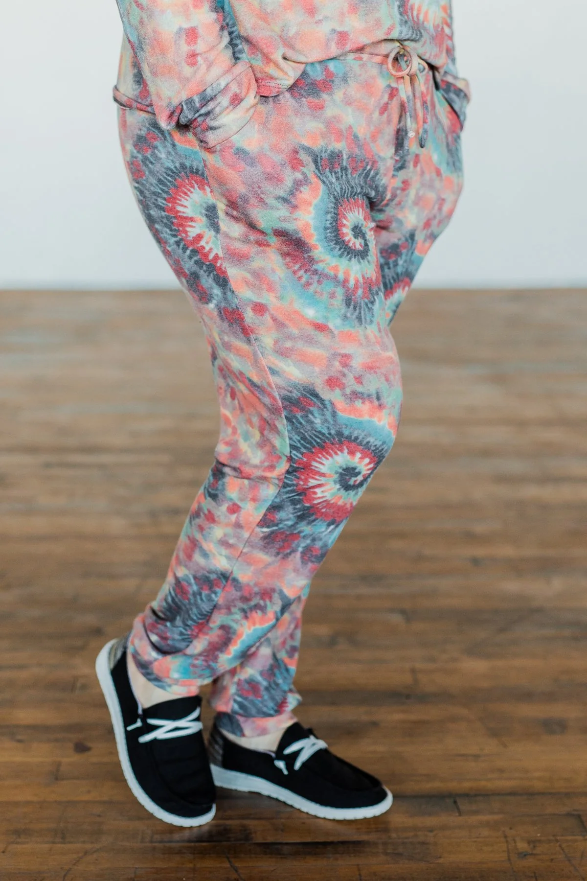 Follow The Sun Tie Dye Joggers- Multi-Color - Image 5