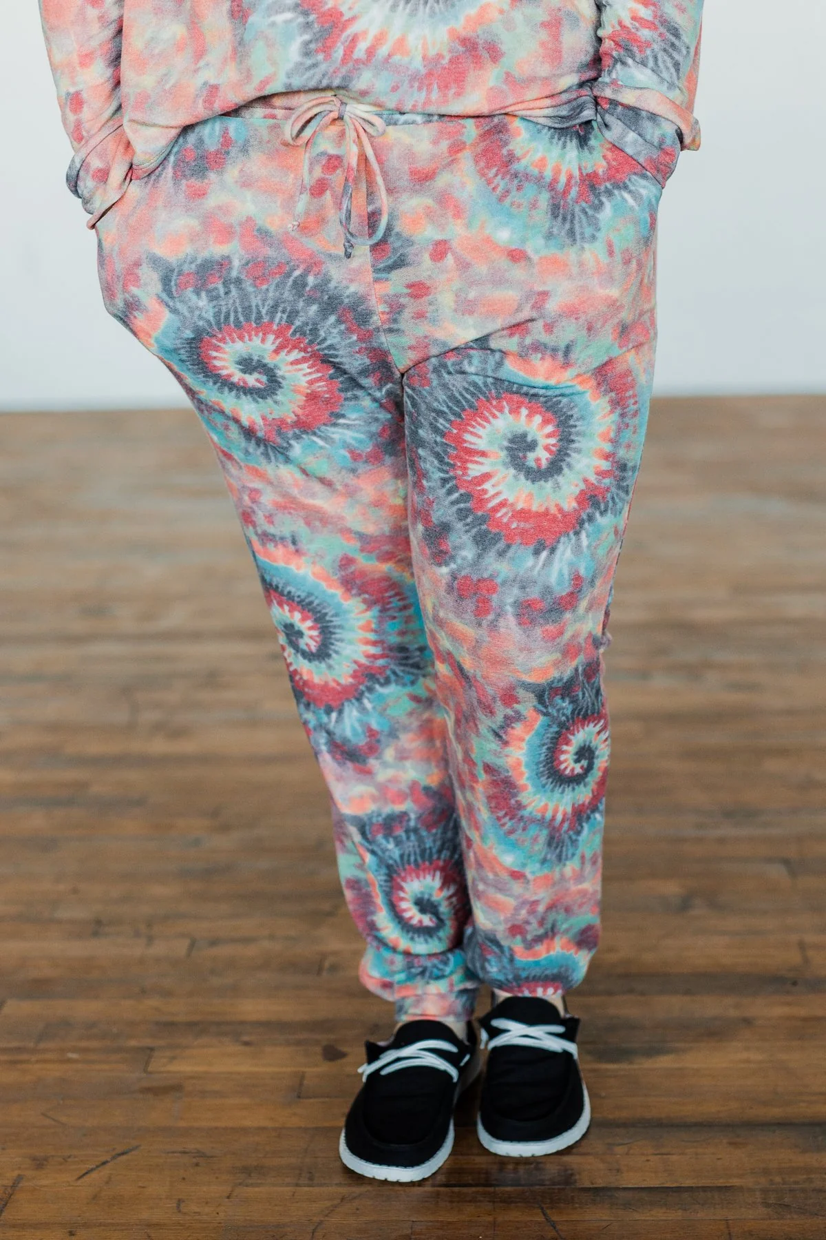 Follow The Sun Tie Dye Joggers- Multi-Color - Image 7