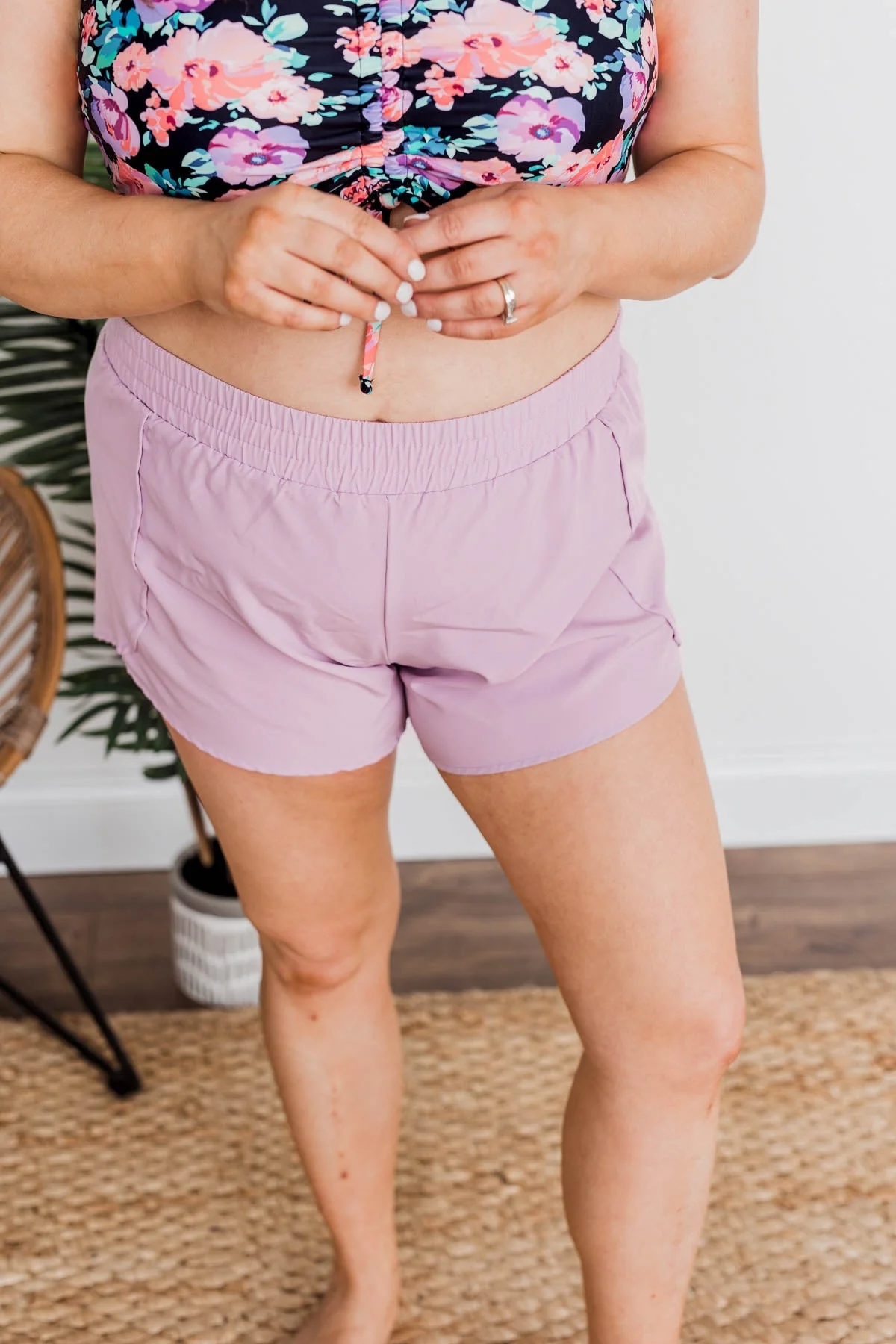 High Tide Athleisure Shorts- Lavender - Image 19