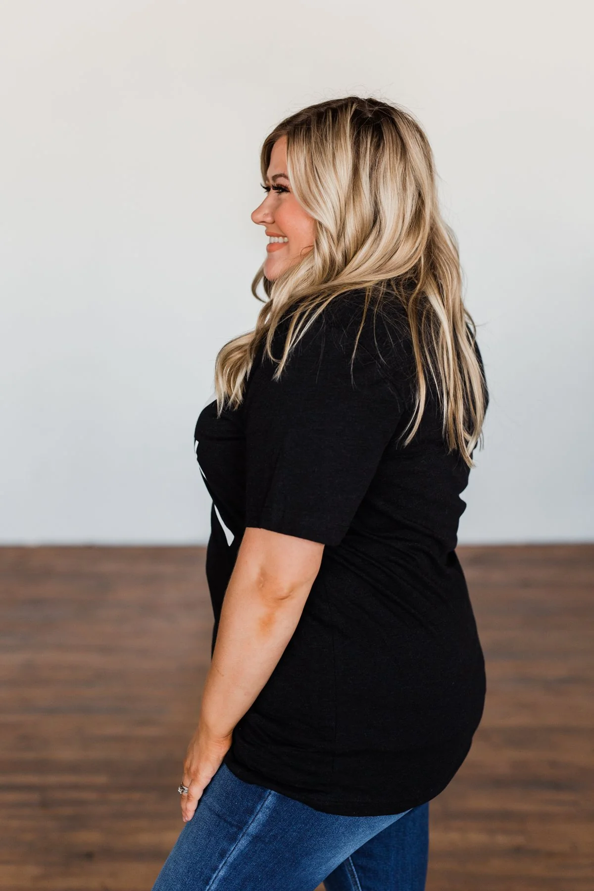 "Lake" Graphic Tee- Black - Image 8