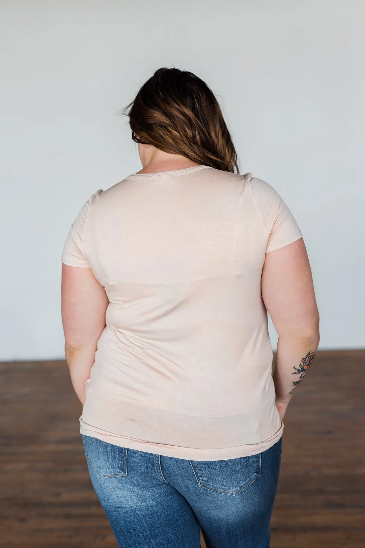 Meet Me Here Short Sleeve Top- Light Oatmeal - Image 14