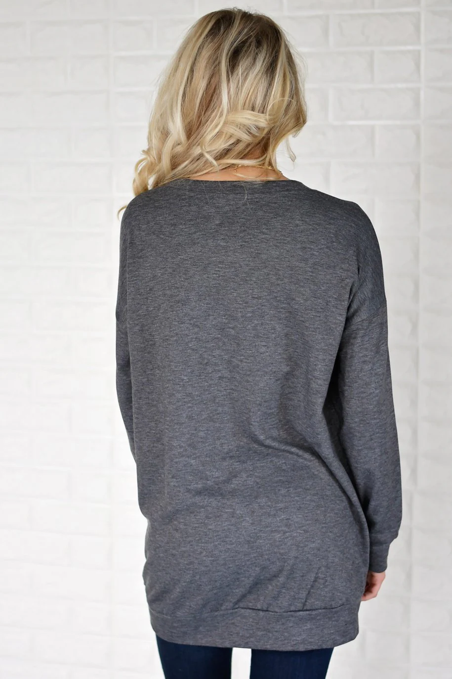 Pocket Sweater - Grey - Image 6