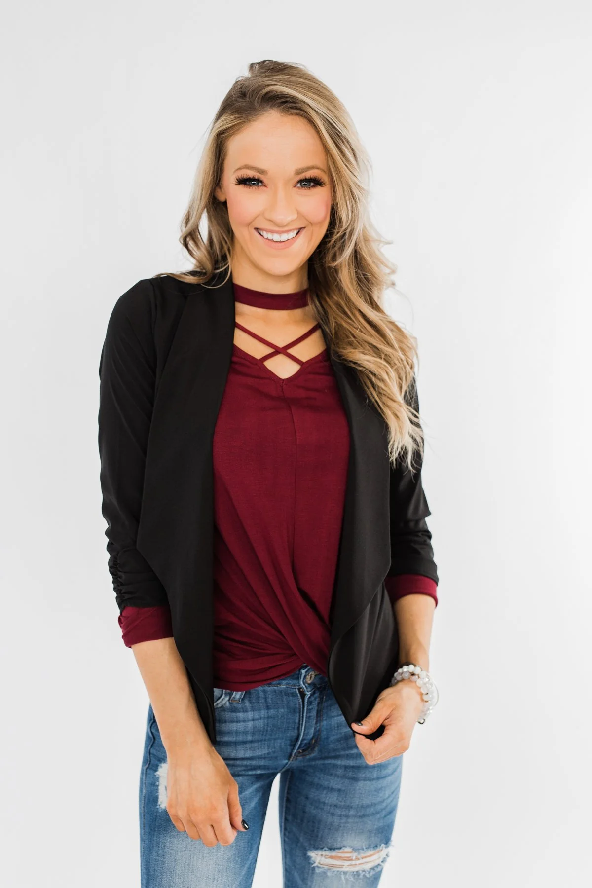 Pretty & Professional Blazer- Black - Image 4