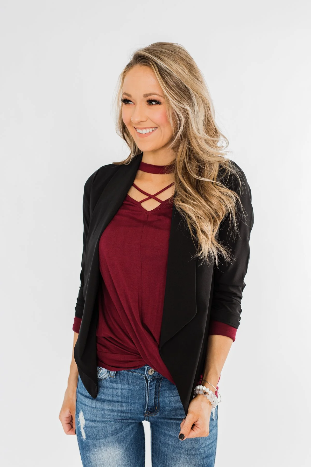 Pretty & Professional Blazer- Black - Image 6