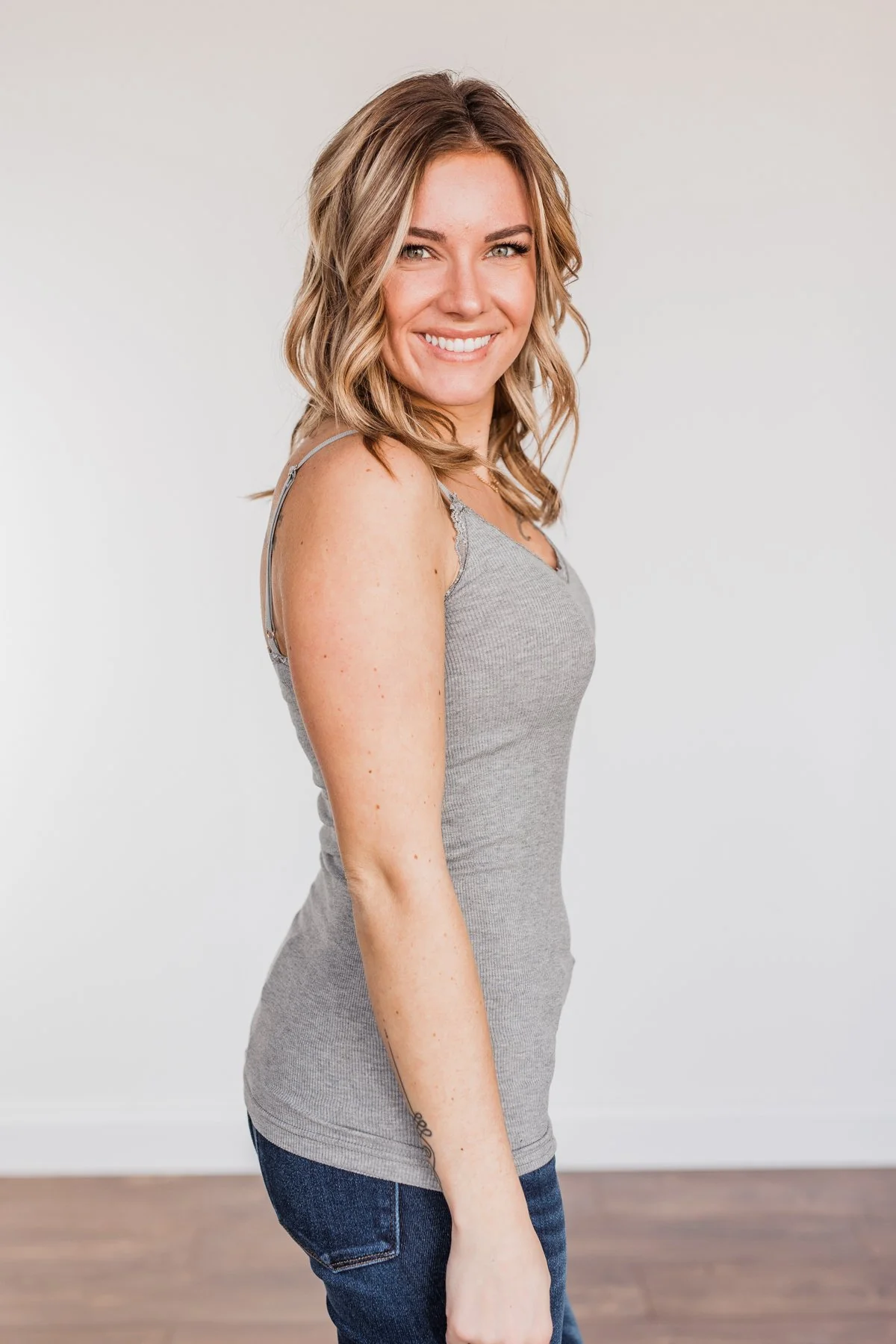 Pulse Basics Finding The One Layering Tank- Grey - Image 10