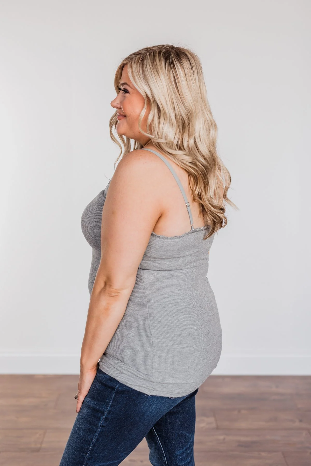 Pulse Basics Finding The One Layering Tank- Grey - Image 8