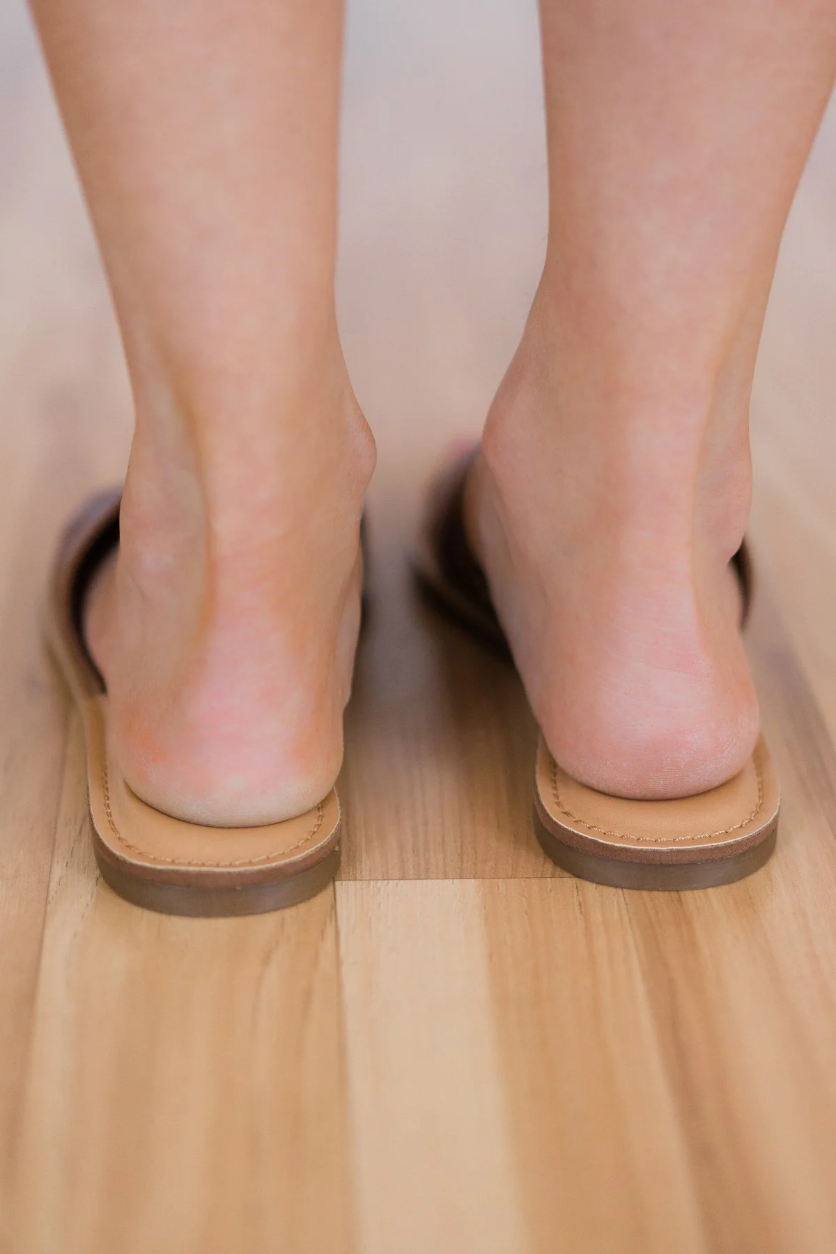 Rampage Natalie Slide Sandals- Cognac - Image 4