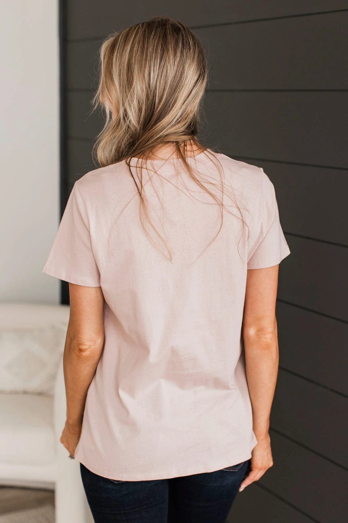 "Stars & Stripes" Graphic Top- Dusty Pink - Image 7