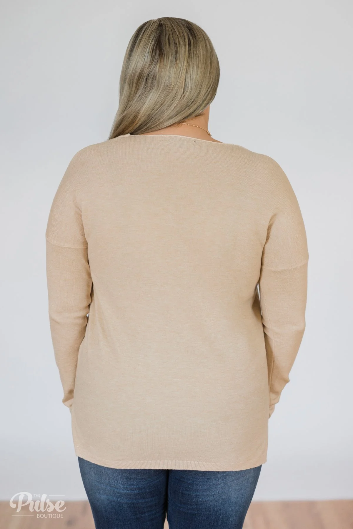 Truly Yours Sweater- Oatmeal - Image 9