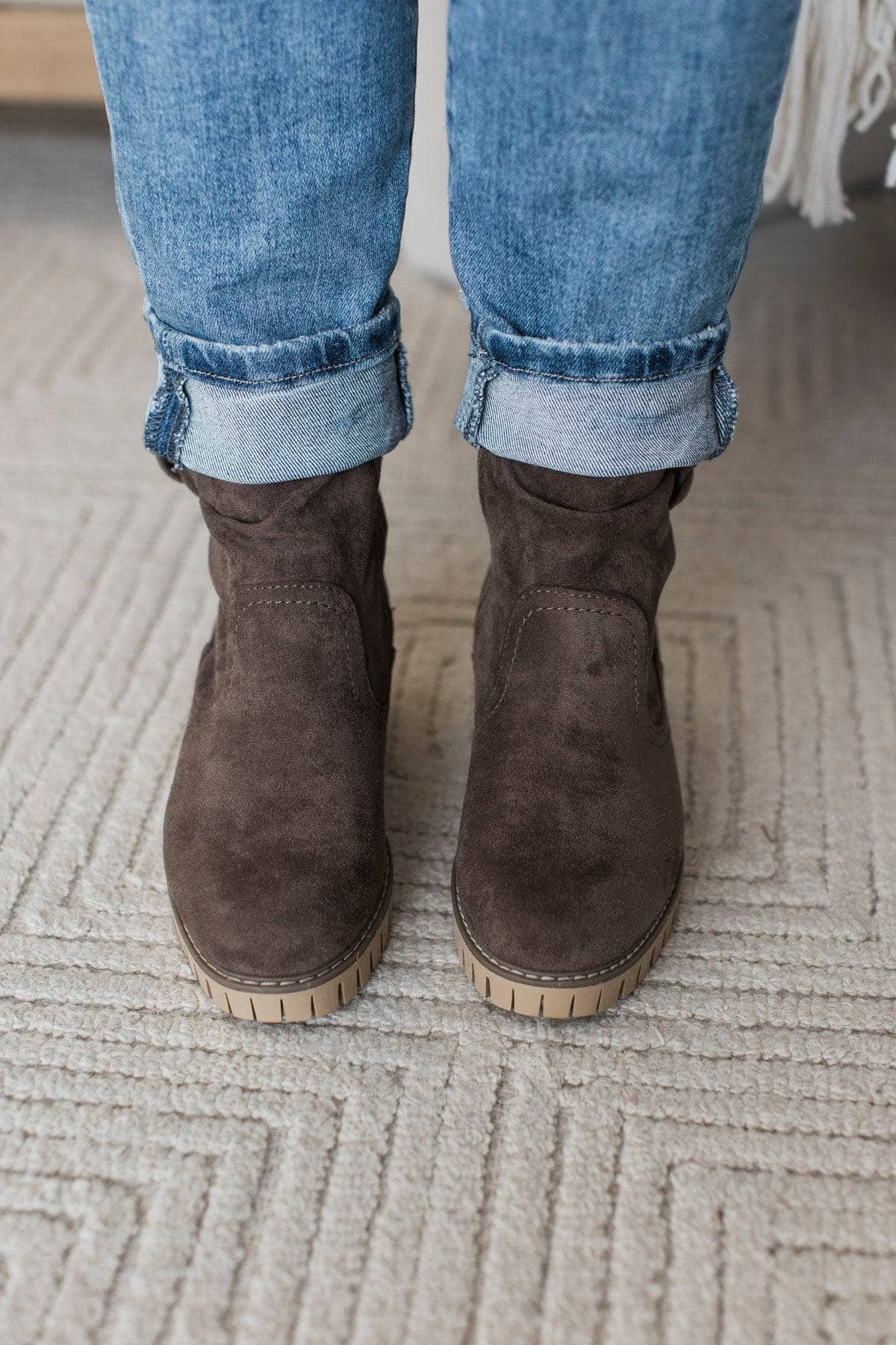 Very G Demi Boots- Taupe - Image 3