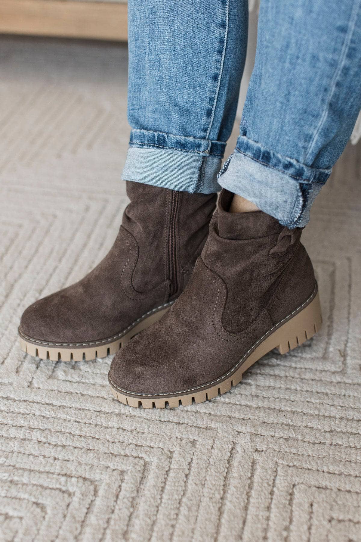 Very G Demi Boots- Taupe - Image 4