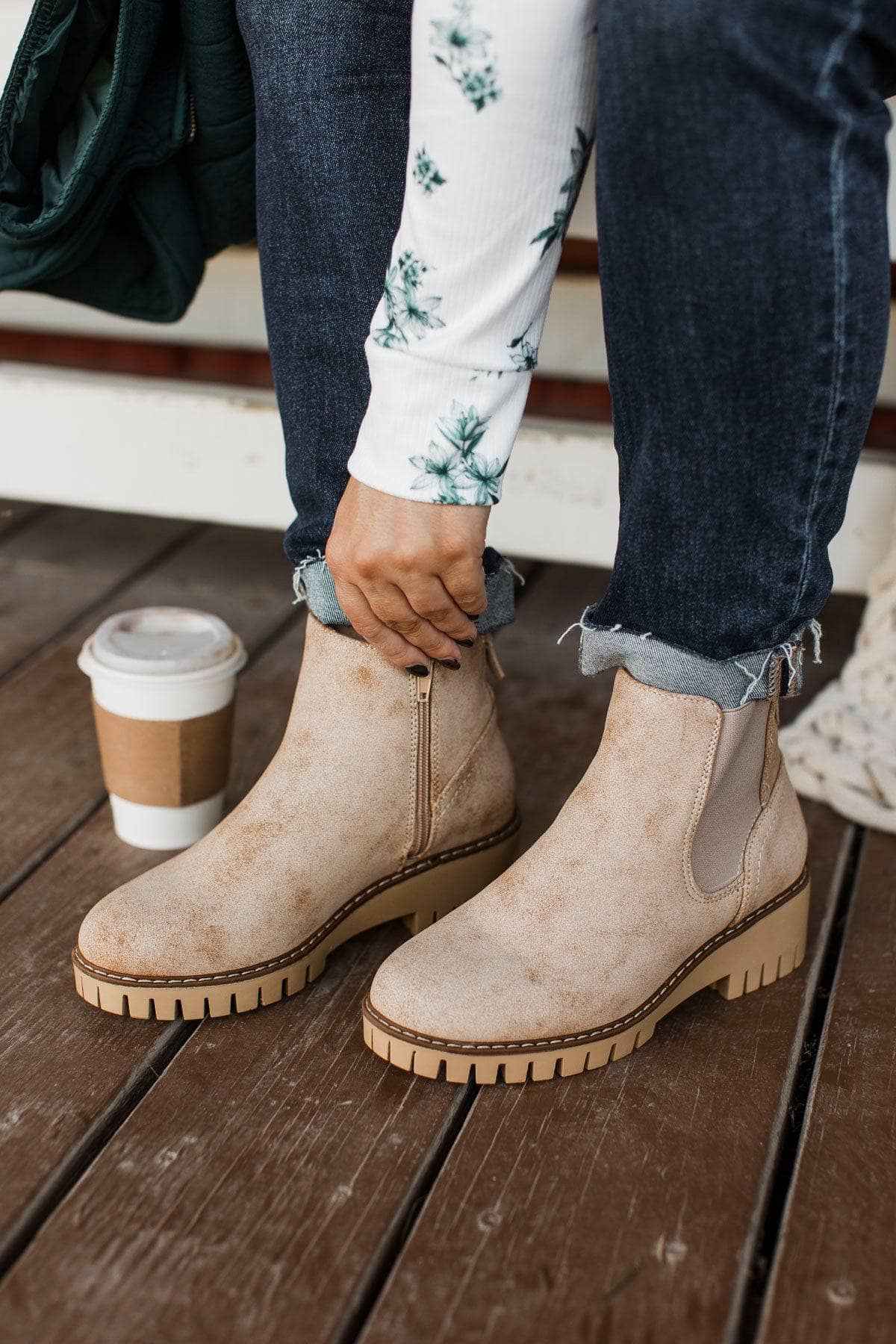 Very G Pasadena 2 Boots- Nude - Image 3