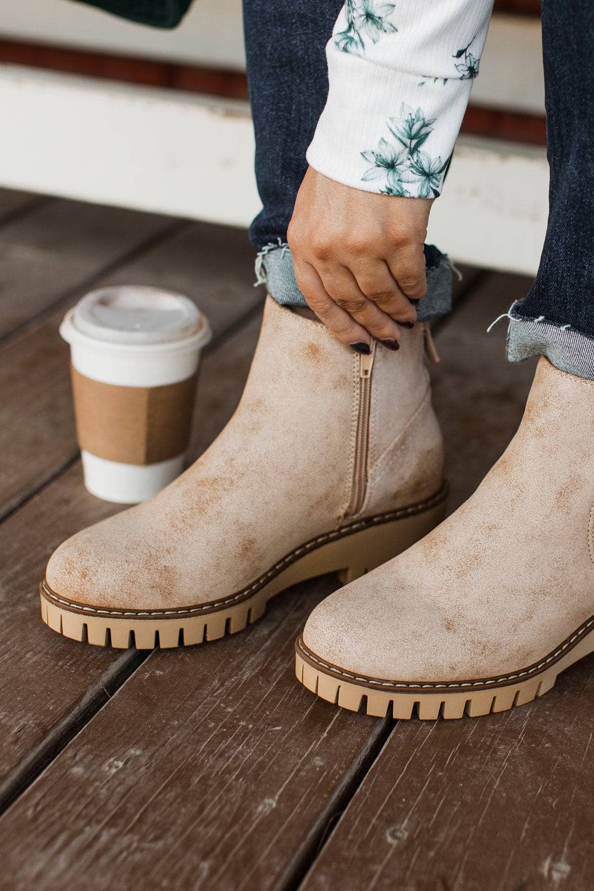 Very G Pasadena 2 Boots- Nude - Image 5