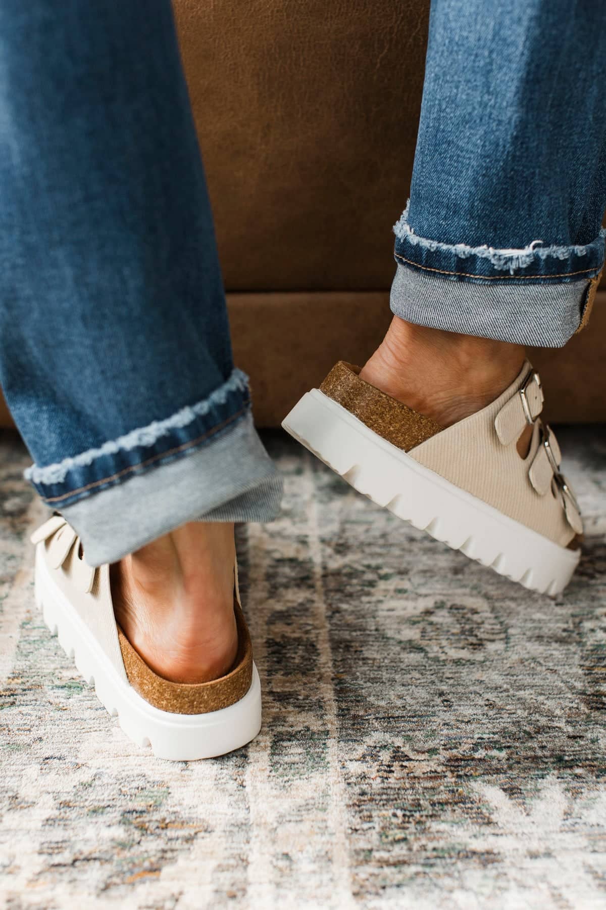 Very G Plaza Sandals- Cream - Image 3